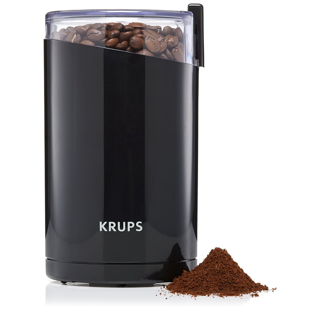 With its compact and sleek looking, the KRUPS coffee grinder makes a convenient and useful addition 