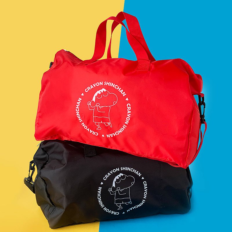 蠟筆小新 正版授權 - 輕巧 摺疊 行李袋 旅行袋 外出袋