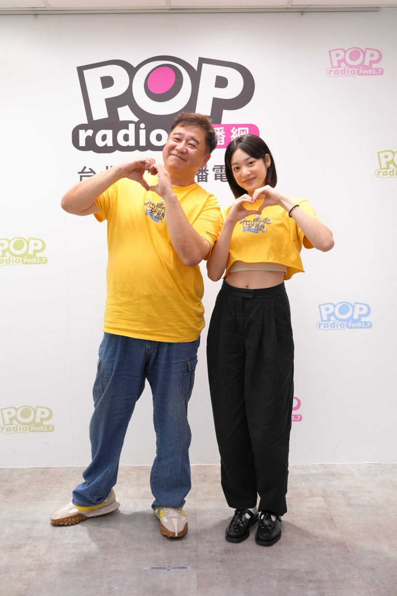 瞿友寧在片場不斷激怒江齊，讓她能釋放能量。（圖／POP Radio提供）