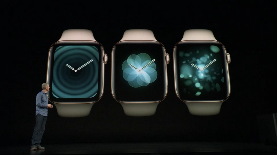 Apple Watch Series 4 發表，尺寸加大到 40mm 及 44mm，支援心電圖、跌倒偵測功能和心律監測
