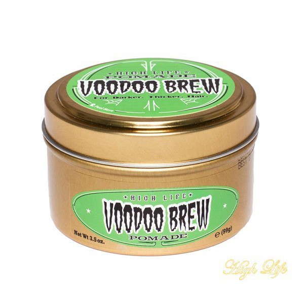 GOODFORIT/美國High Life Voo Doo Brew Pomade復古椰香油性髮油/3.5OZ