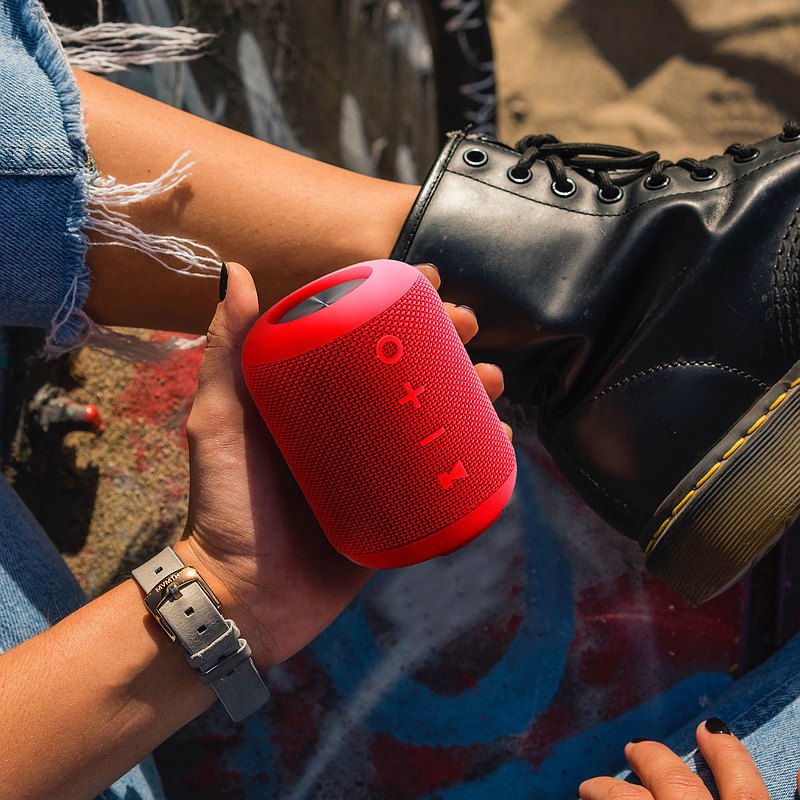 【玫瑰紅】M7可攜式防水藍牙無線喇叭 — 男女朋友生日禮物精選