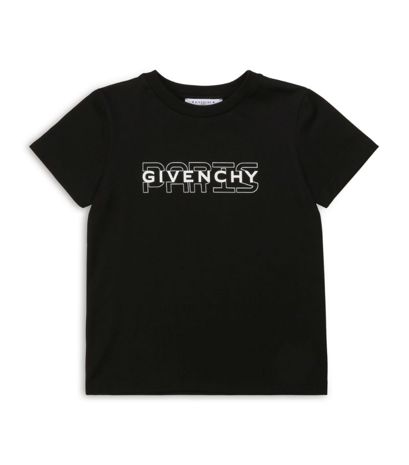 This Givenchy Kids T-shirt is a visual representation of the brand's Parisian heritage- the logo is,