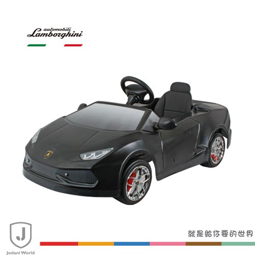 ★ 乘玩時大人請陪同在旁。★ 藍寶堅尼HURACAN出眾的跑車外型，帥氣車型與豪華座椅，具寬敞駕駛空間，仿真車車輪與喇叭設計。★ 通過CE等歐美日台各級嚴格安規檢驗。★ 本品不含遙控器。★ ABS無毒