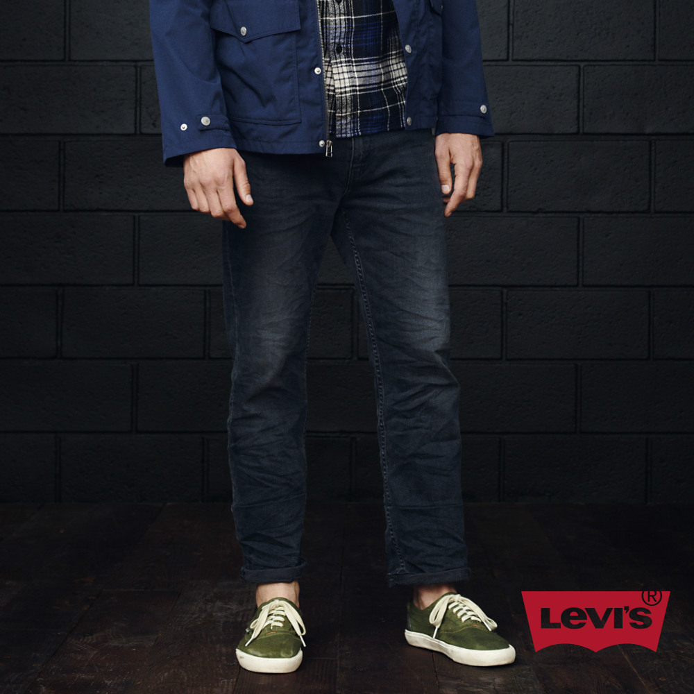Levis 男款 504 低腰直筒牛仔長褲 / 無彈性