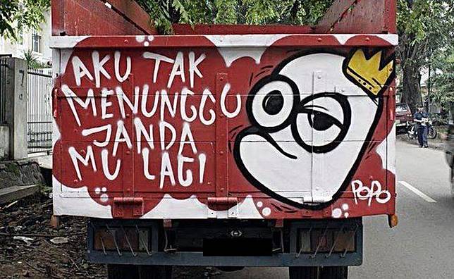 10 Tulisan Lucu Di Bak Truk Bikin Ngakak Tapi Ada Yang Harus Mikir Juga Suara Com Line Today