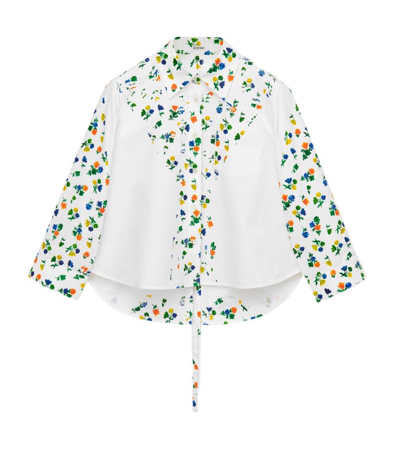 Loewe Floral Reverse-Split Shirt