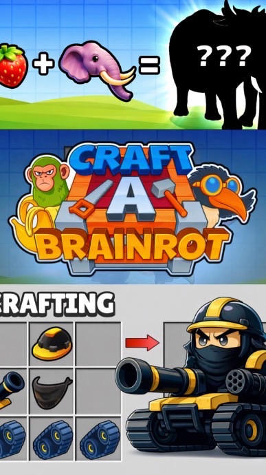 [10人で配布]🔨ブレインロットを作ろう🪚Creaft a brainrot