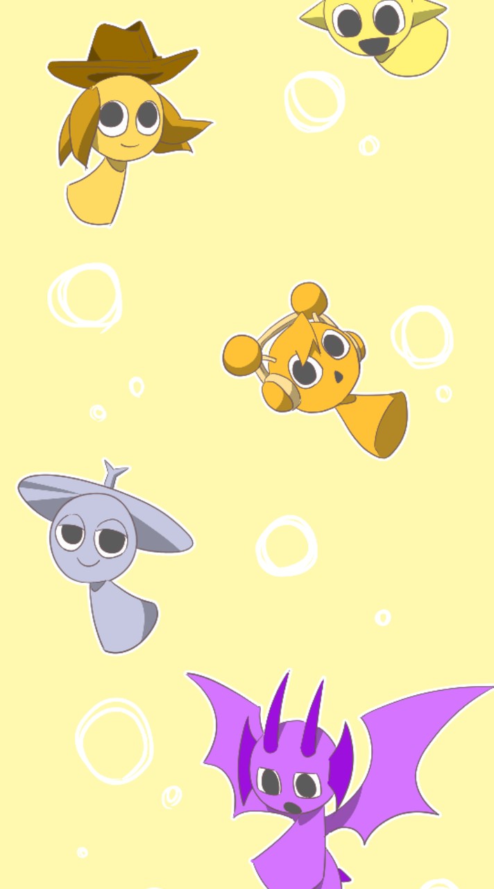 スプランキーの絵を描きましょ