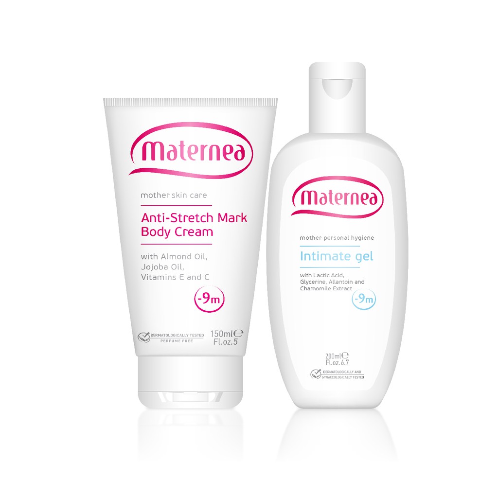 媽咪莉娜【無痕美體霜150ml+舒護私密潔露200ml】