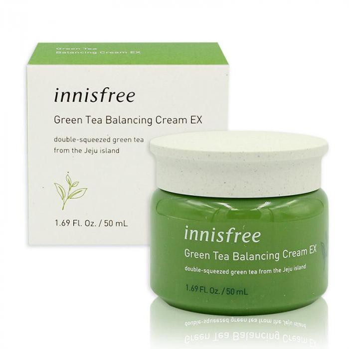 韓國 innisfree 綠茶精萃平衡保濕面霜 50ml (2019新包裝)【86小舖】RK01421C