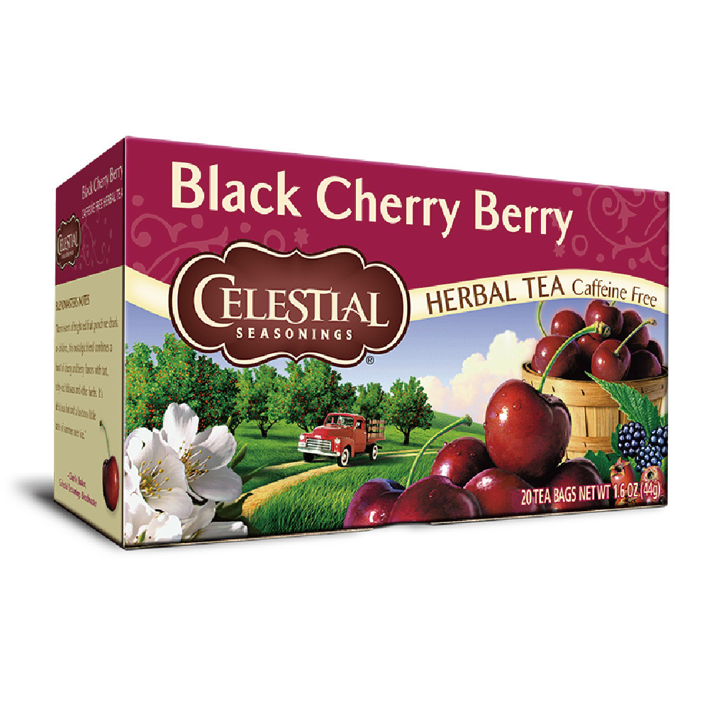 【Celestial 詩尚草本】美國原裝進口 北美最大茶品製造商 黑櫻桃莓果茶 (20包)