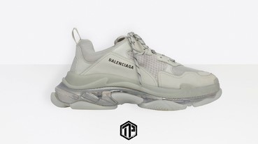 全新Balenciaga Triple S 透明氣墊版本曝光！