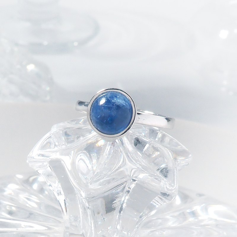 幽秘藍海 | 藍晶石 輕歐美 簡約 日常 寶石戒指 | 天然石系列