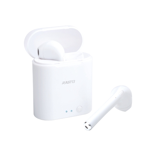 ‧最新藍牙5.0規格，收訊穩定。‧迷你充電盒設計，攜帶方便。‧部分智慧手機可支援藍牙耳機電量顯示。‧智慧充電技術，搭配充電盒快充耳機只需60分鐘。‧左右耳可獨立連結到不同手機進行通話。‧多裝置獨立連線