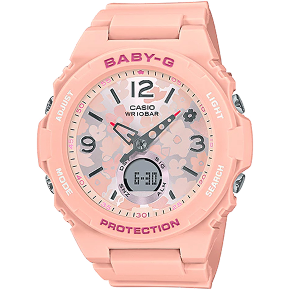 CASIO 卡西歐 Baby-G 花朵系列手錶 BGA-260FL-4A