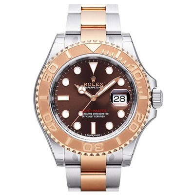 原廠平行輸入/料號: 116621Cal. 3135自動上鍊機芯雙向旋轉錶框+旋入式表冠巧克力色面盤+賓士葉光指針台灣牌價466500