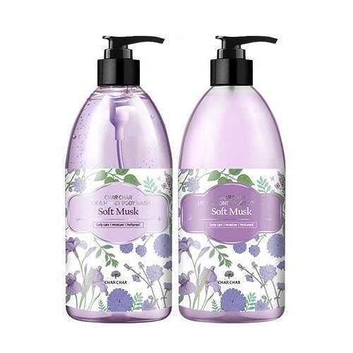韓國 CHAR CHAR 蜂蜜牛奶香水沐浴露／身體乳(麝香女神)500ml『Marc Jacobs旗艦店』D003870