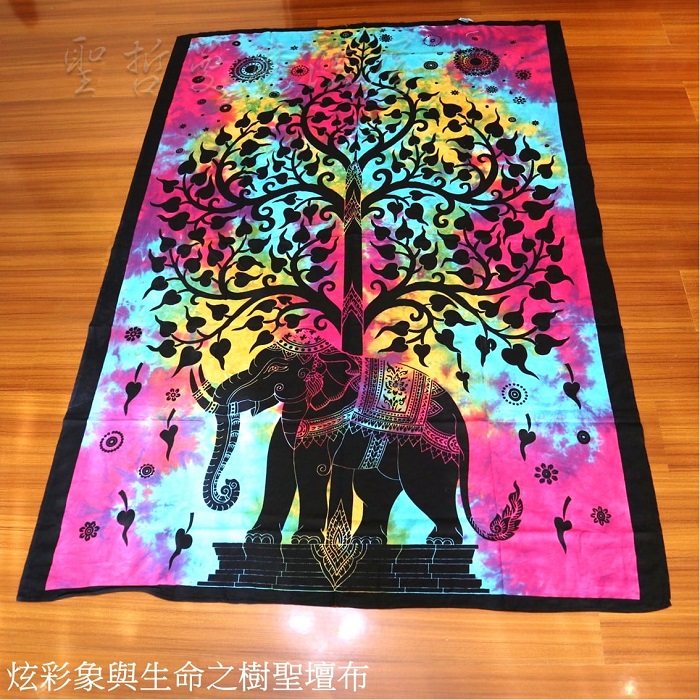 尺寸約±200x135公分，內含一條。材質為100％手織棉