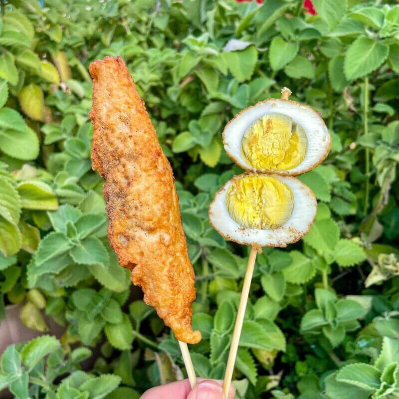 屏東在地小吃｜傘兵旗魚黑輪