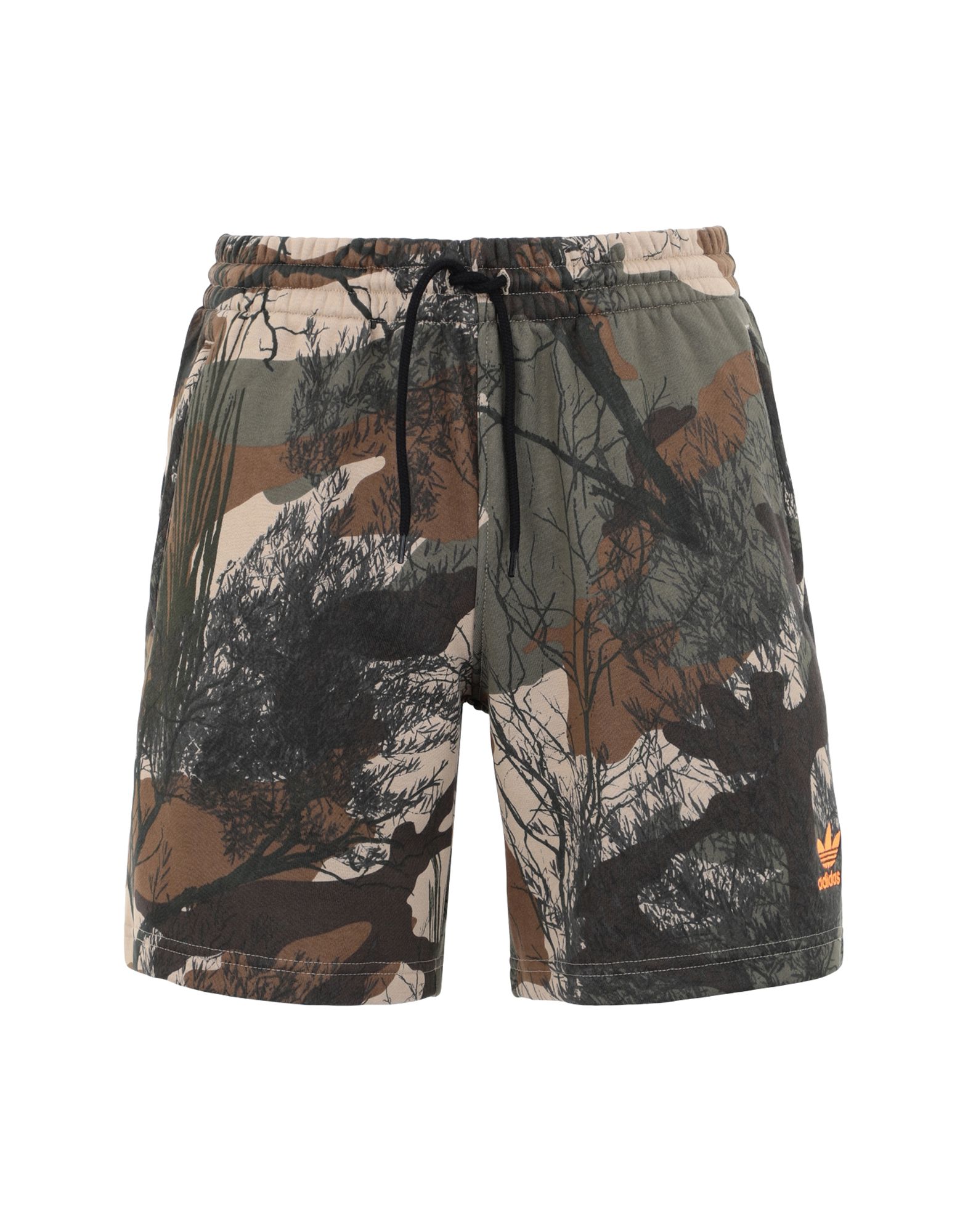 sweatshirt fleece, multicolor pattern, logo, high waisted, drawstring closure, multipockets, pocket 