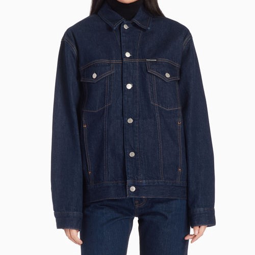 Calvin Klein 女裝經典卡車司機夾克 RINSE