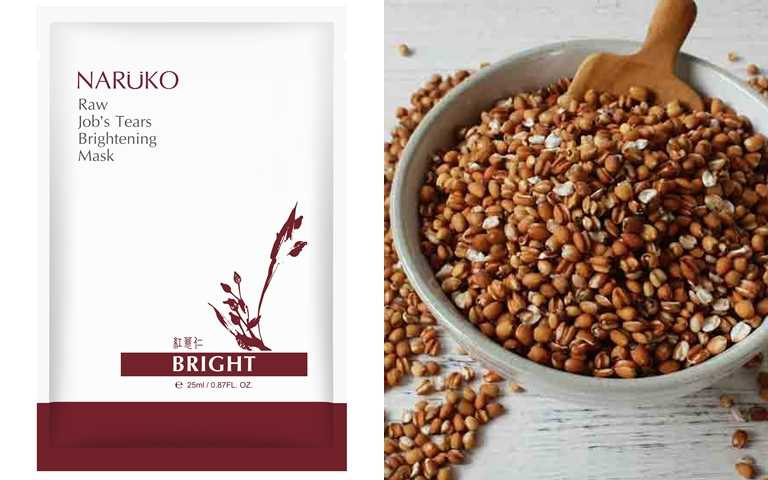 NARUKO紅薏仁健康雪白面膜 25mlx10片／329元 採用了6種漢方植萃成分，幫你由內而外調理肌膚健康，實現均勻通透、紅潤亮澤的好氣色。(圖／品牌提供、翻攝網路)