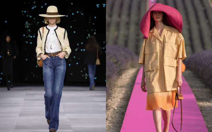 圖說：左起為：CELINE、JACQUEMUS（圖／品牌提供）