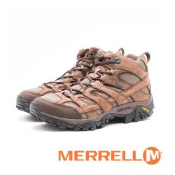 MERRELL MOAB 2 SMOOTH MID GORE-TEX®登山鞋/郊山鞋/黃金大底健走 男鞋-咖