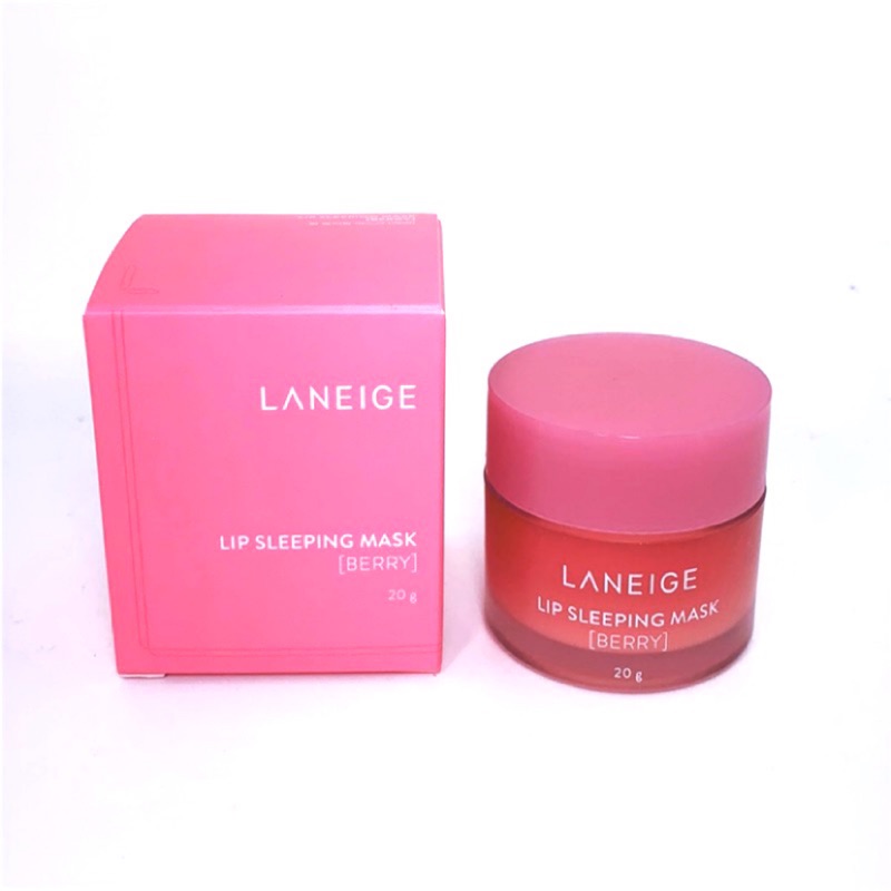 【LANEIGE】蘭芝 睡美人極萃滋養晚安唇膜高壓原萃八大莓果精萃，回復滋潤柔嫩雙唇睡眠唇膜可去除死皮，持久保濕至第二日早晨品名: 蘭芝睡眠唇膜容量/規格：20ml保存期限：3年貨源：韓國正品 平行輸