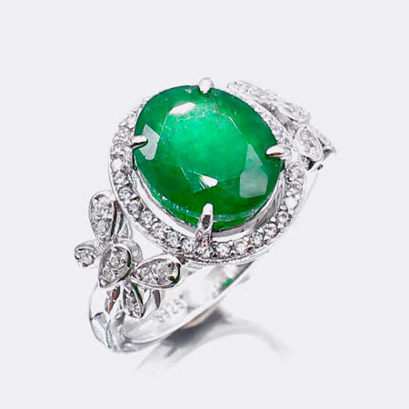 綠寶石之王 天然祖母綠 精緻珠寶工藝鑲工 高貴典雅設計 適合各式場合佩戴
