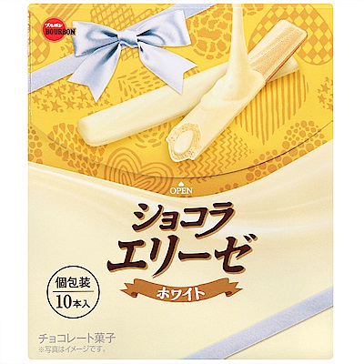 北日本 愛麗絲白巧克力風味捲心酥(72g)