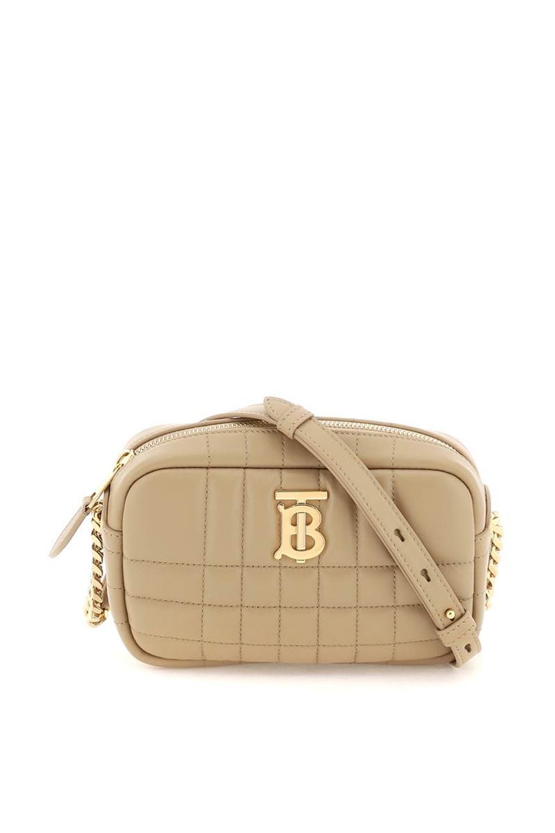 Burberry quilted leather mini 'lola' camera bag