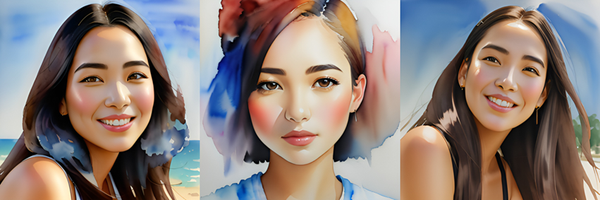 水彩畫風(Watercolor Style)