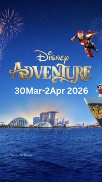 Disney Adventure Cruise 30Mar-2Apr 2026 คนไทย 🇹🇭