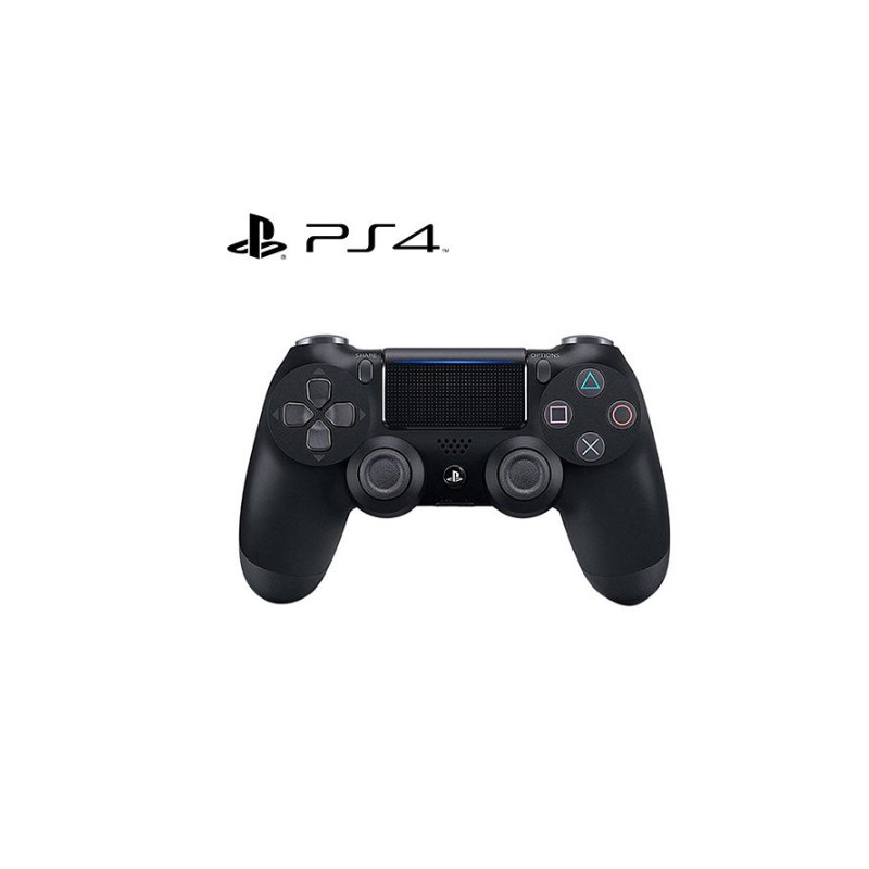 商品介紹「DUALSHOCK 4」控制器承襲 DS 家族控制器的概念加以改良，最大的新特色為手把上半部追加的「觸控面板」。「START」及「SELECT」按鈕則整合至位於觸控面板右側的 OPTION 