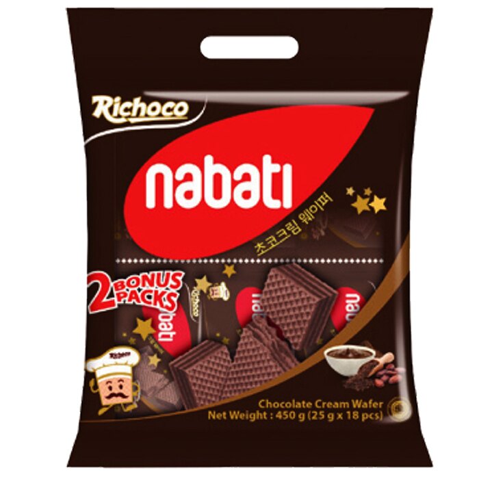 麗巧克Nabati巧克力風味威化餅450g