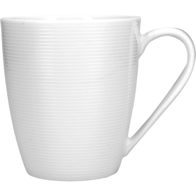 咖啡牛奶果汁花茶 適合盛裝冷飲熱飲 適用微波、洗碗機 橫紋浮雕增添質感 圓潤杯耳舒適拿握