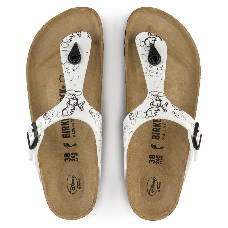 宜蘭勃肯 BIRKENSTOCK GIZEH吉薩 夾腳拖鞋 迪士尼X白