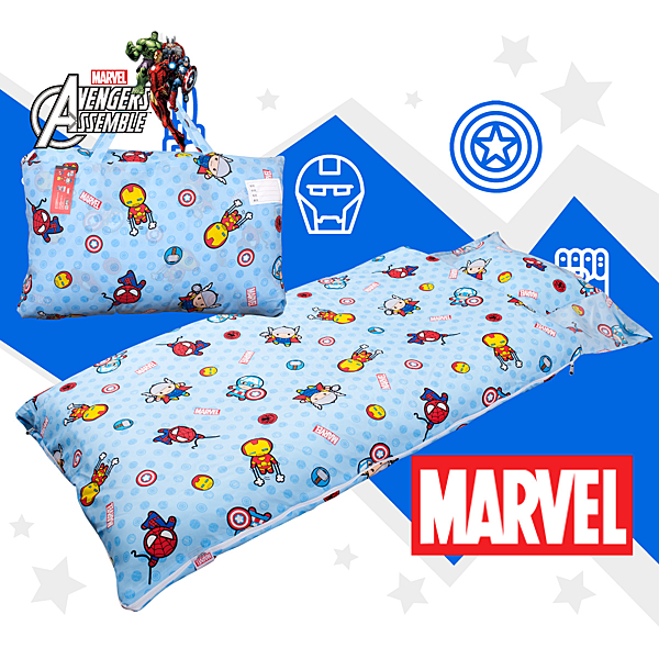 卡通 磨毛 漫威 美國隊長 蜘蛛人 機器人 鋼鐵人 鋪棉 含內胎 枕心 幼稚園