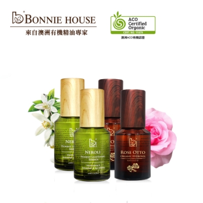 Bonnie House 超效感溫極光白青春絲絨蜜露60ml*2+玫瑰純露 60ml*2