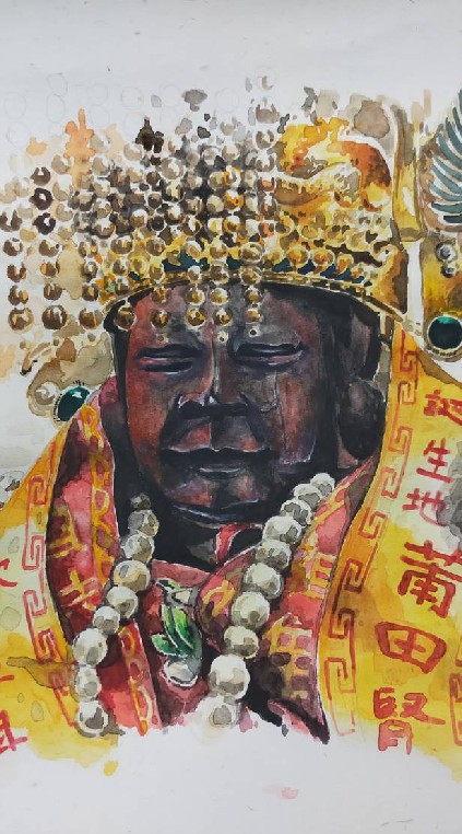 六甲恆安宮護軍媽祖