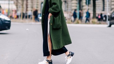 跟著街拍潮人的步伐，以平底鞋穿出時尚感覺！