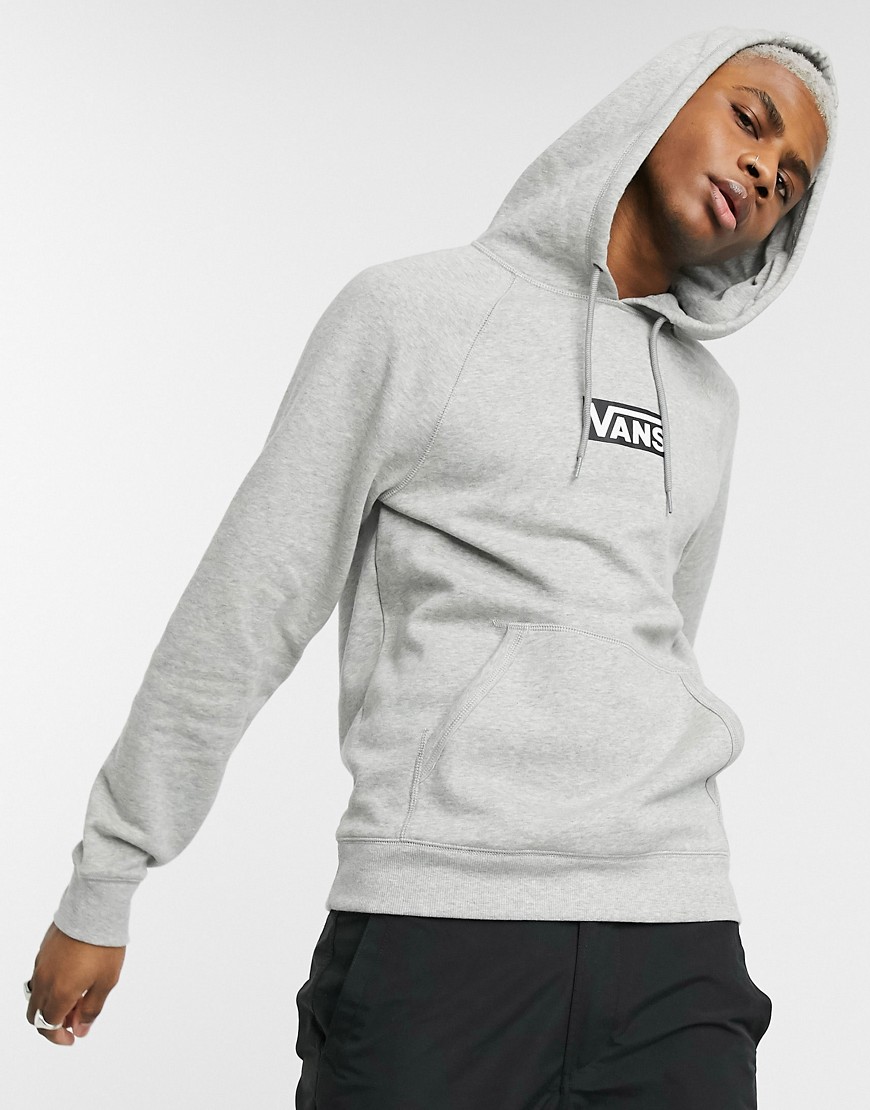 Hoodie by Vans Throw on and go Drawstring hood Raglan sleeves Over-the-head style Pouch pocket Fitte