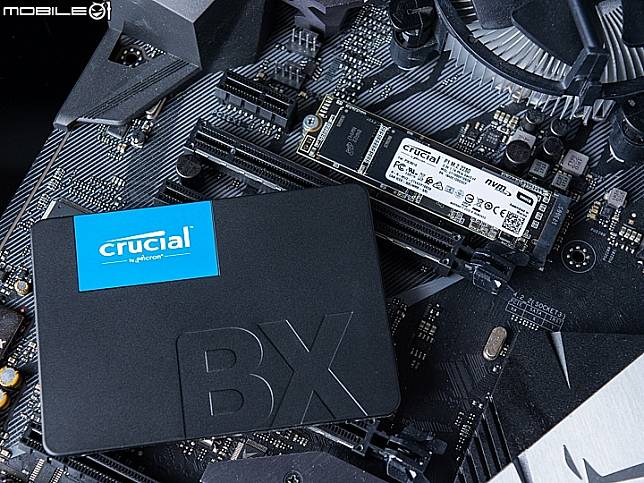 Crucial P1 NVMe 1TB 與BX500 SATA 480GB SSD實測平價固態硬碟新選