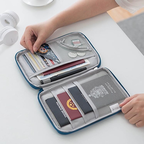 護照包機票護照夾保護套女ins證件包出國旅行收納包多功能證件袋
