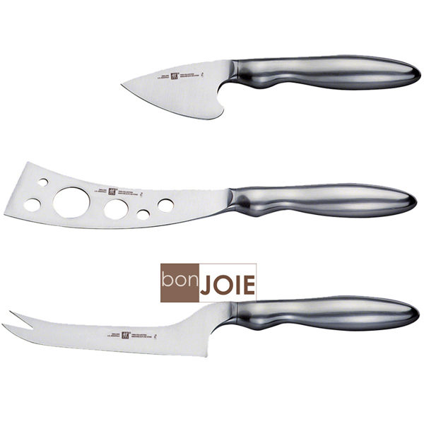 ::bonJOIE:: 德國雙人牌 不鏽鋼 乳酪刀 三件組 ( 不銹鋼 切片刀 奶酪 起司 起士 乾酪 芝士 帕馬森起司