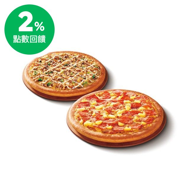 商品內容 鬆厚大比薩2個(和風章魚燒口味+夏威夷口味)(不可加價更換比薩口味) 使用說明 ●本券可於全台Pizza Hut門市使用(不含南港餐廳店、基隆餐廳店、高雄夢時代餐廳店)，限外帶使用，無法與其