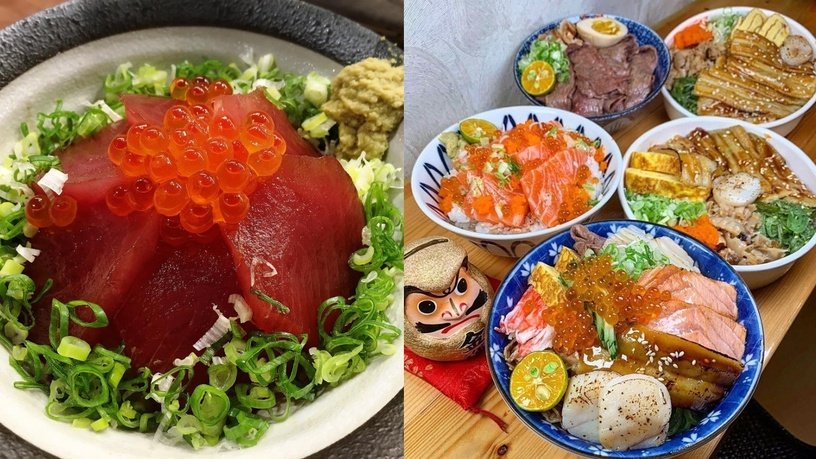 大爆丼！10間「台南必吃生魚片丼飯」推薦，爆滿海膽鮭魚卵、真材實料是你會想念的鮮甜