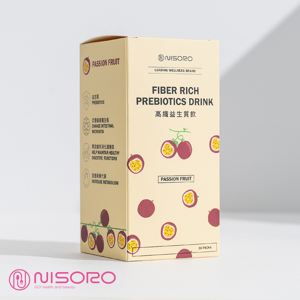任選優惠中高纖益生質飲-百香果(30包/盒)